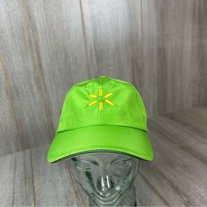 Walmart Hat Employee Uniform Spark Shop Bright Neon Green